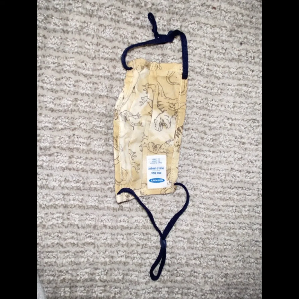 Old Navy Dinosaur face mask